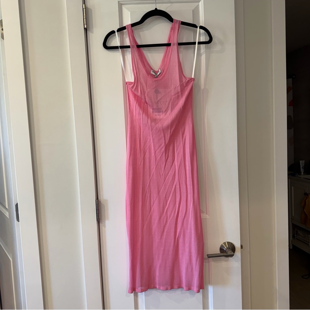 OPENING CEREMONY knit sheer midi dress